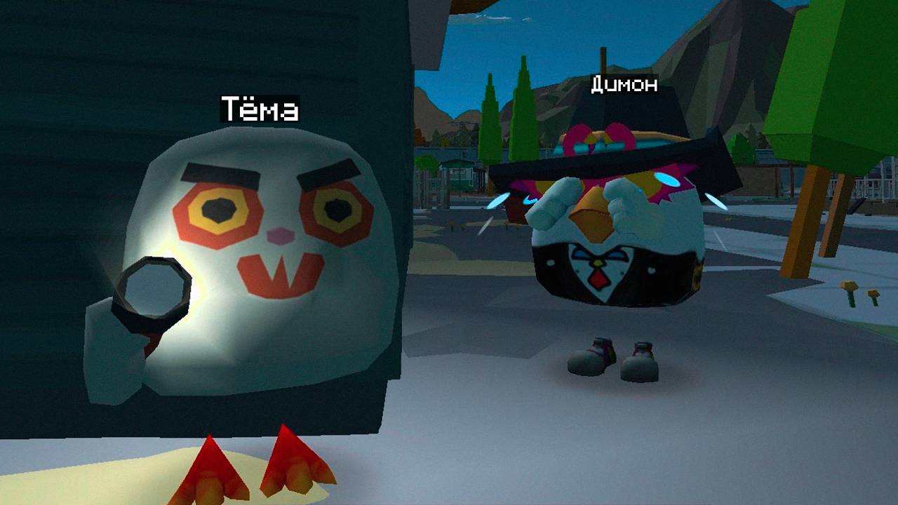 😨 Я Притворился SCP-173 и Напугал Димона на Этом жутком Сервере в Чикен Ган..