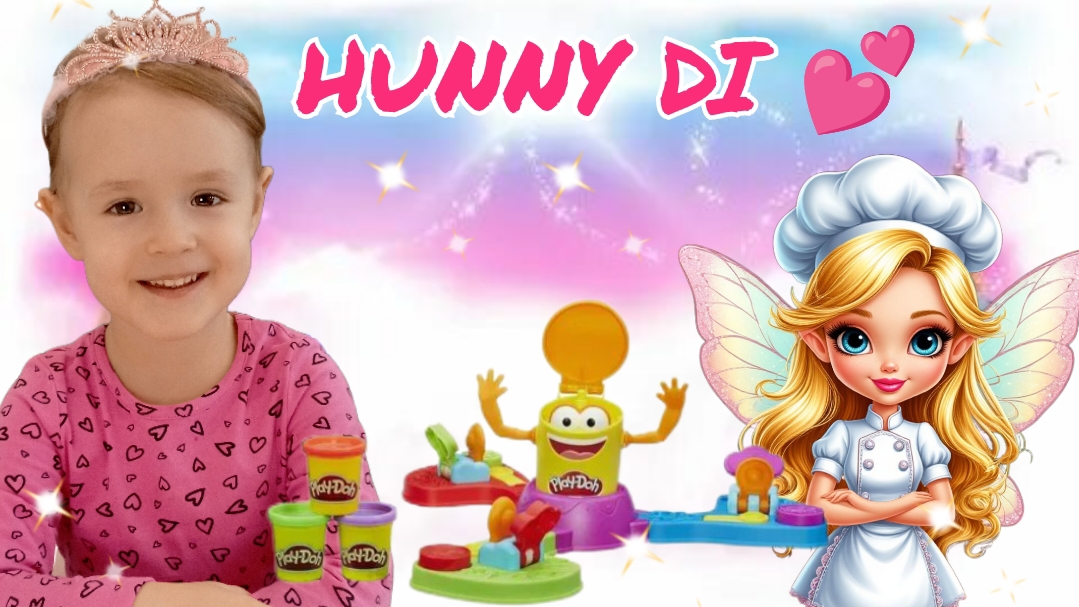 ✨ИГРА В КАФЕ с PLAY-DOH ✨ Видео для самых маленьких. HUNNY DI💕