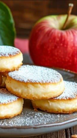 Сырники с яблоками на сковороде