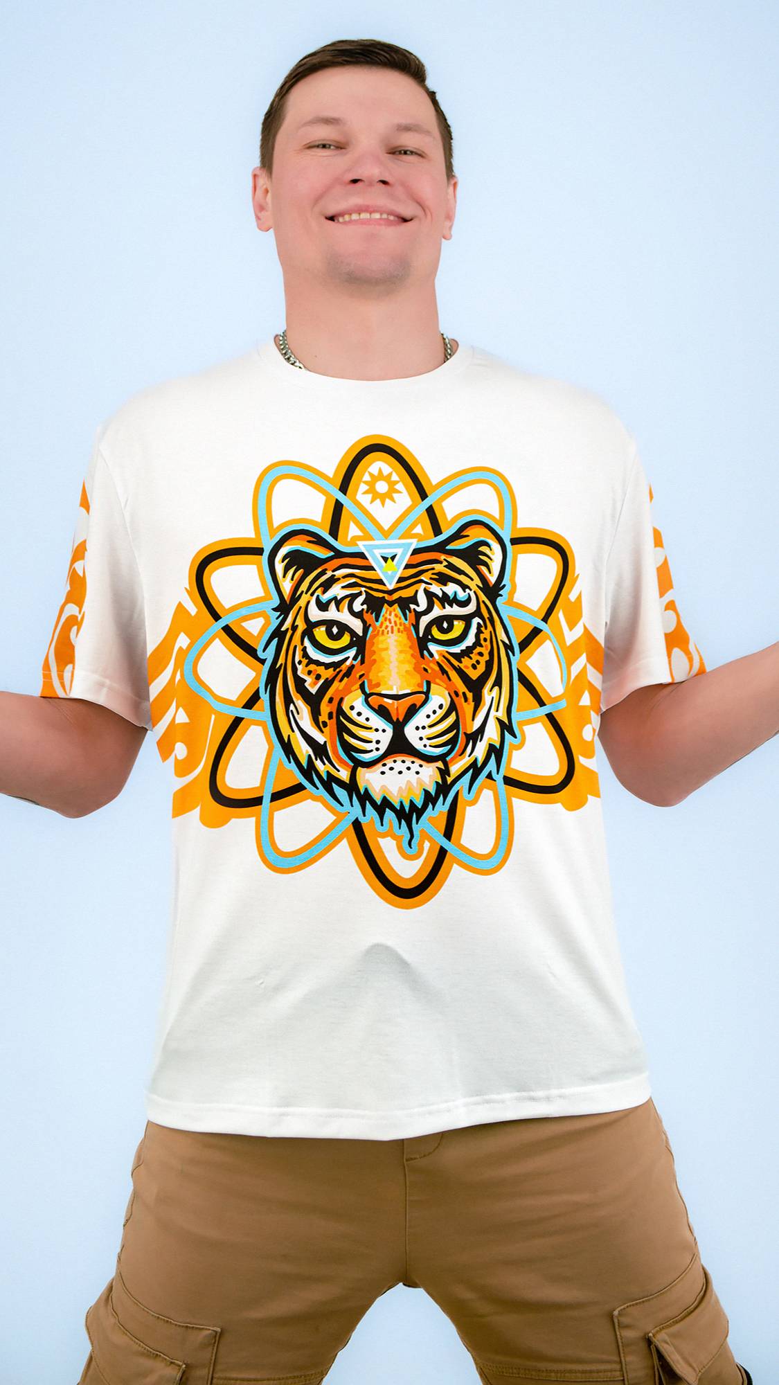 Футболка ТИГРЫЧ (белая)