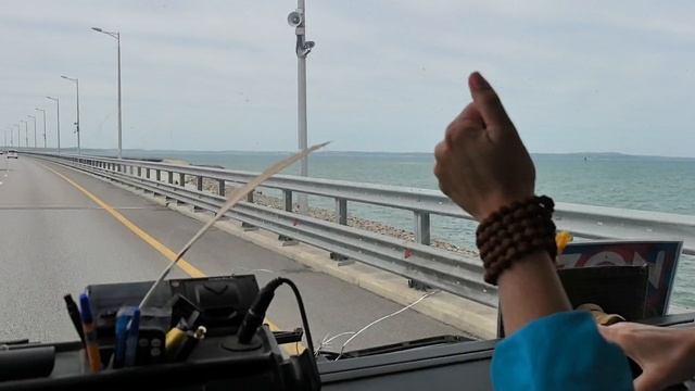 Еду в Крым. Дорога. Крымский мост.