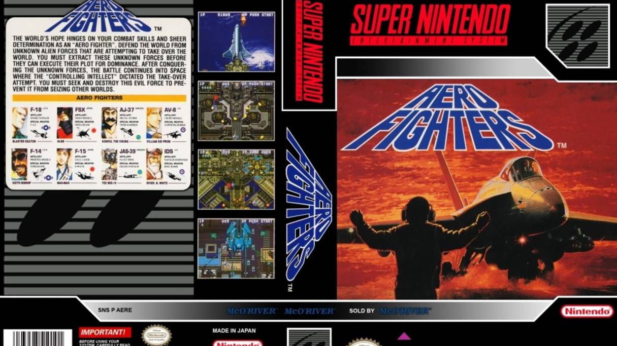 Super Nintendo (Snes) 16-bit Aero Fighters / Воздушные Истребители Прохождение