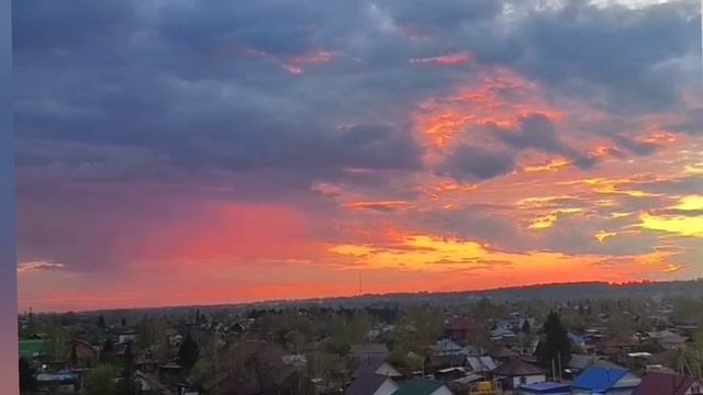 Закат на Алтае