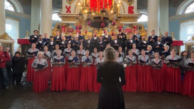 П.И. Чайковский "Да исправится молитва моя".  Государственный хор имени А.В. Свешникова в Храме .