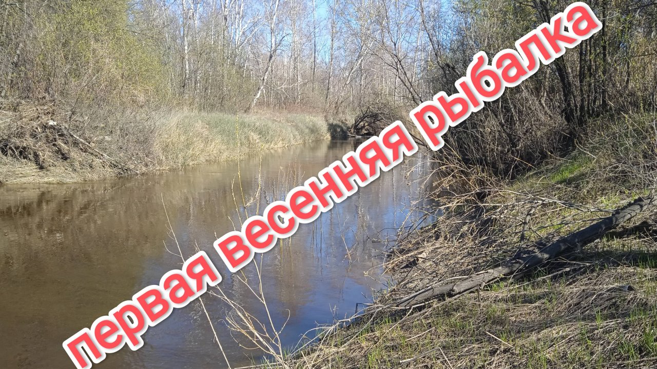 Первая весенняя рыбалка в Сибири 2025 на таежной речке