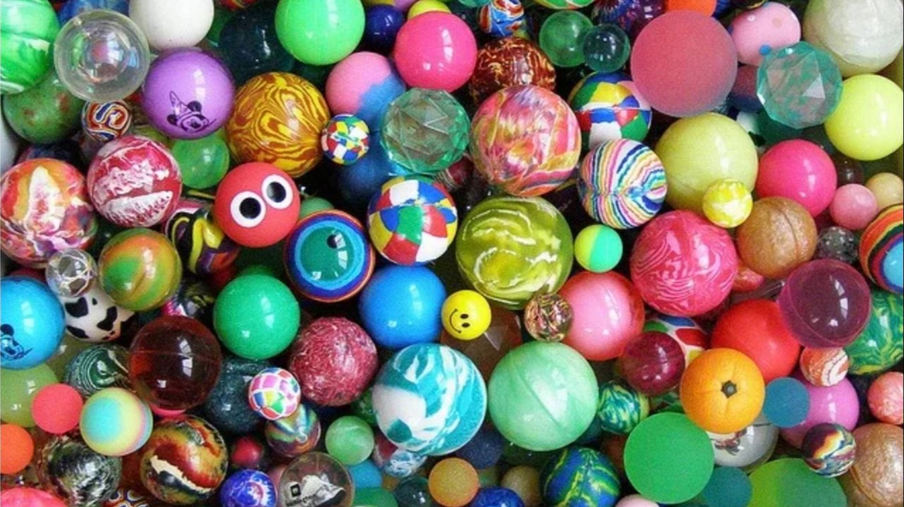 Мы сделали большой попрыгунчик из 100 маленьких