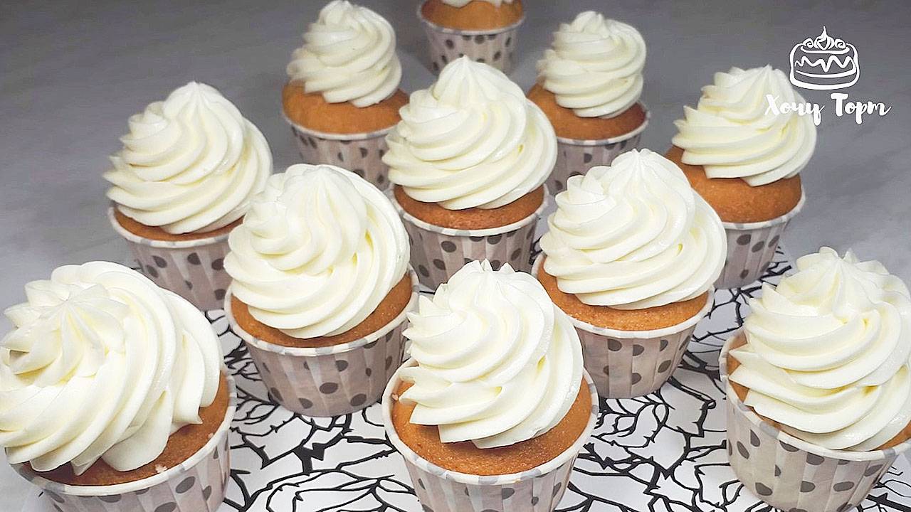 🎉 СМЕТАННЫЙ КРЕМ-ЧИЗ С ЖЕЛАТИНОМ: устойчивый, лёгкий и подходит даже для шапочек на капкейках 💫