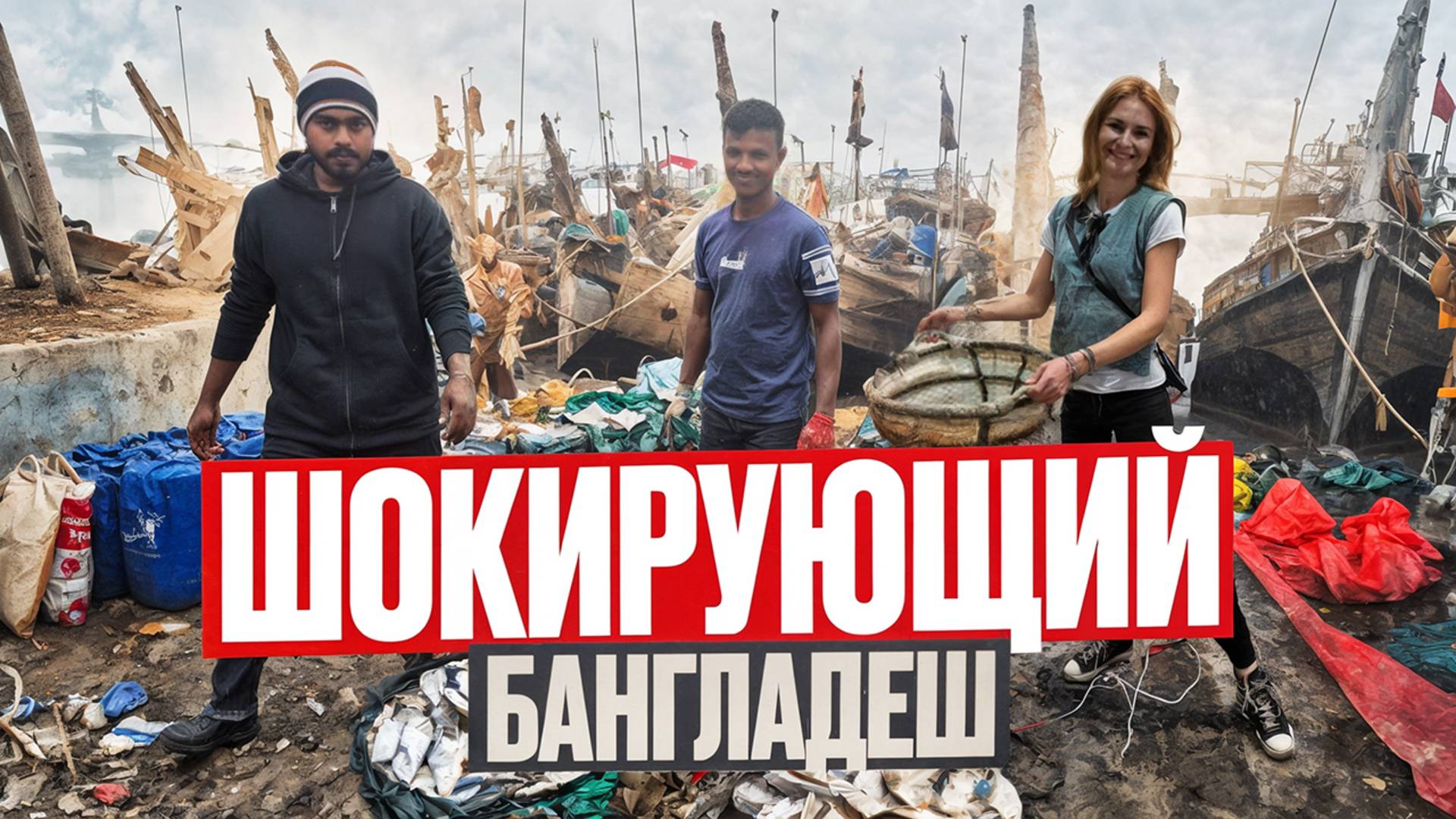 Бангладеш: Как живут Люди в самой грязной Стране Мира. Самое большое кладбище кораблей
