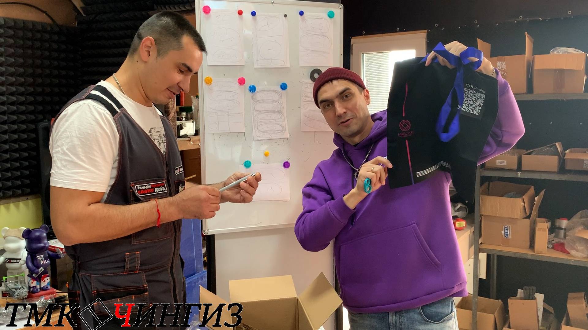 Распаковка подарков от Мелке за участие в конкурсе по сотрудничеству с заводам на Мосбилд 2025