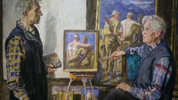 Великая Отечественная война на картинах братьев Ткачёвых.