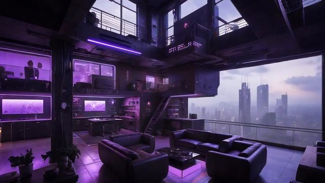 STELLARIS PENTHOUSE ｜ Silence Over Sector 19 ｜ 1 Hour Ambience