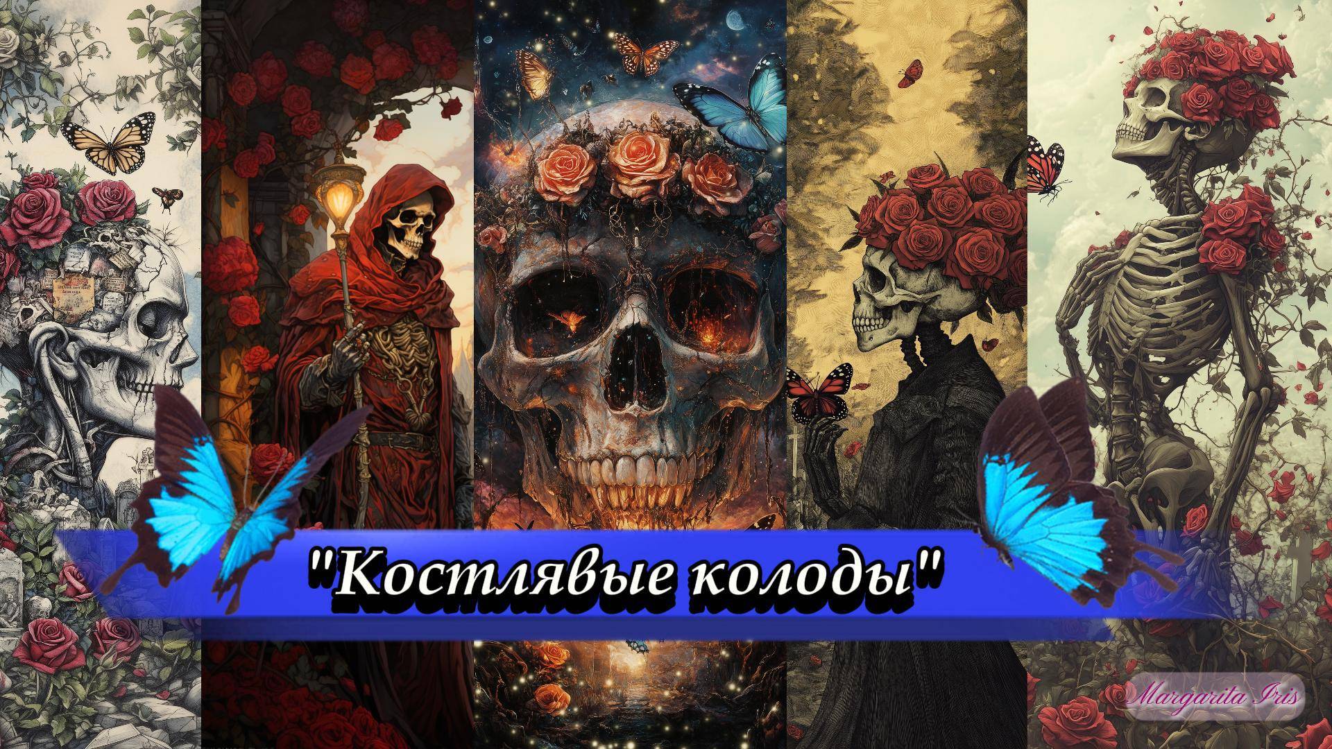 ☠️ таро Джек-фонарь, таро Белой Мадонны, Кладбищенское таро, Санта Муэрте.