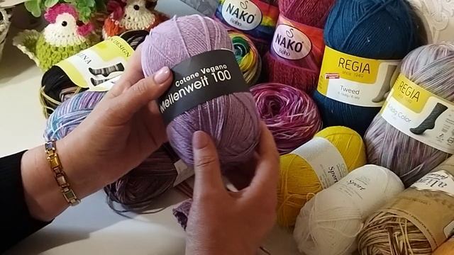НОВАЯ НОСОЧНАЯ ПРЯЖА, МОИ НОСОЧНЫЕ СТАРТЫ МАЯ🧦🧦🧦