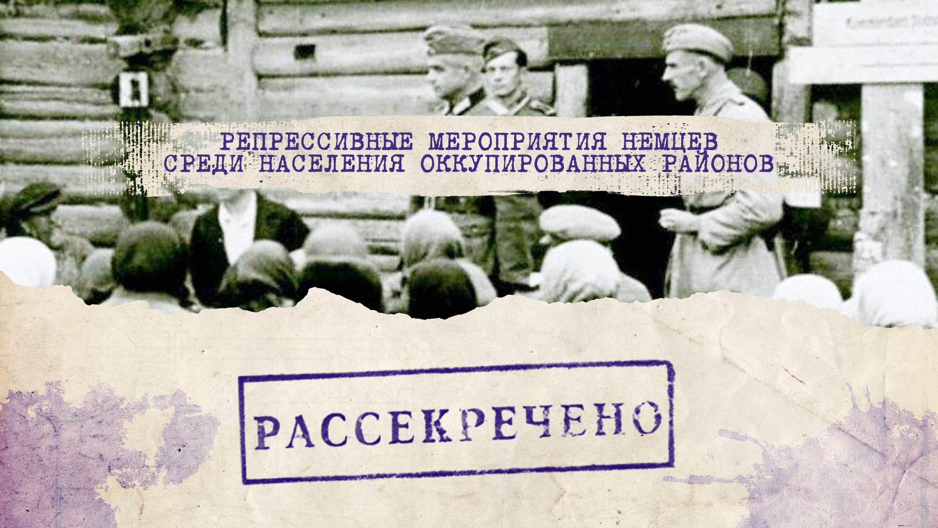 В годы Великой Отечественной войны немцы не ограничивались расстрелами партизан. "Рассекречено"
