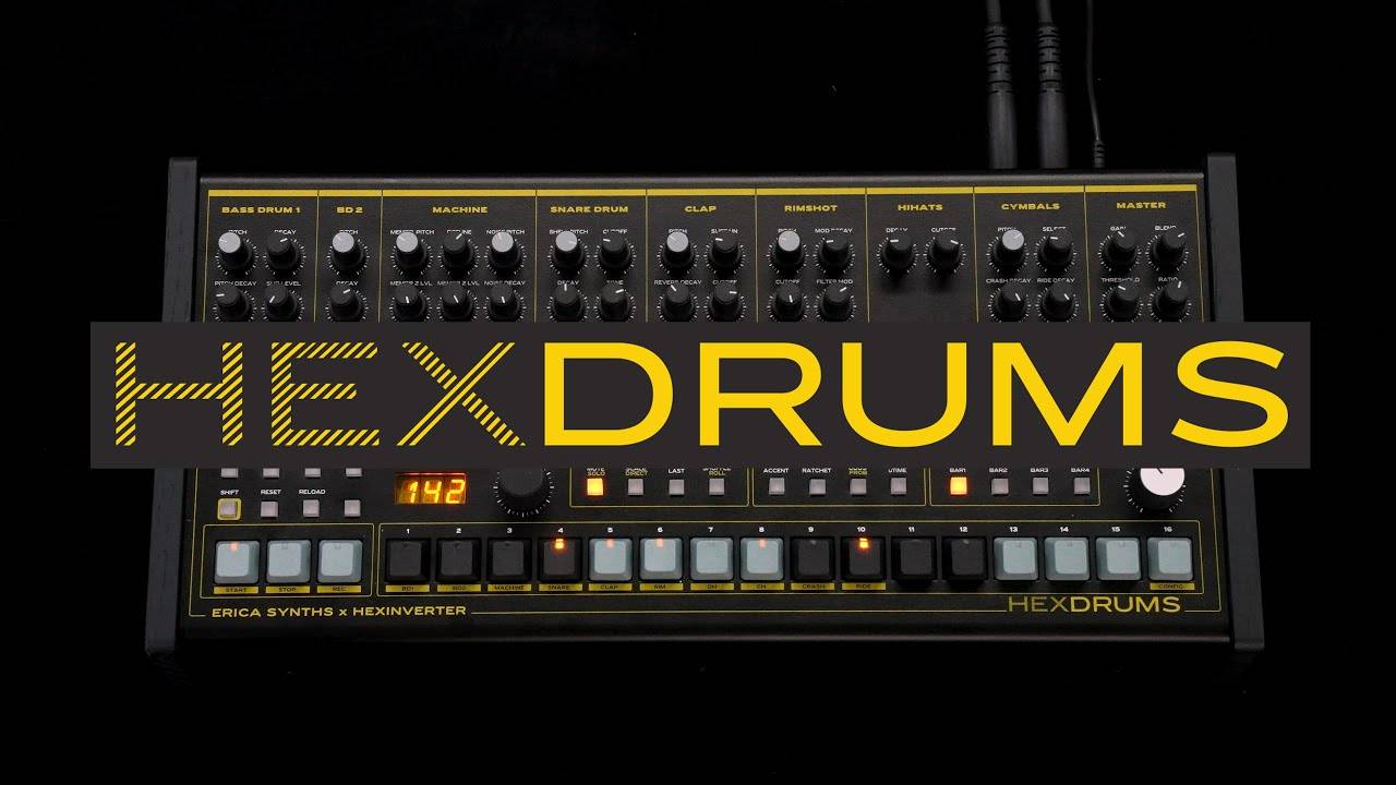 Erica Synths x Hexinverter HexDrums Teaser