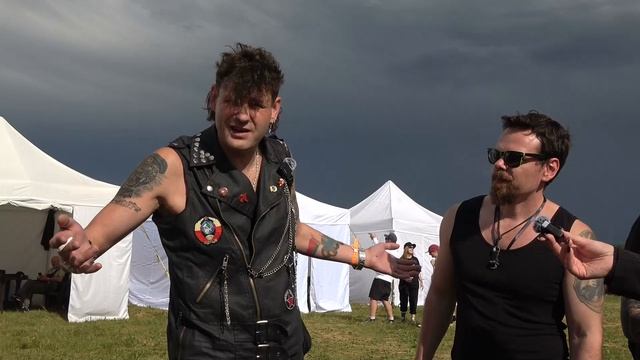 Группа Роковой Год -  интервью на фестивале «УЛЕТАЙ 2024». 18+ курение