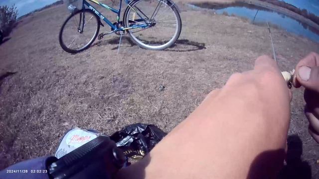 Боковой кивок на мормышку🎣 Наживка опарыш.