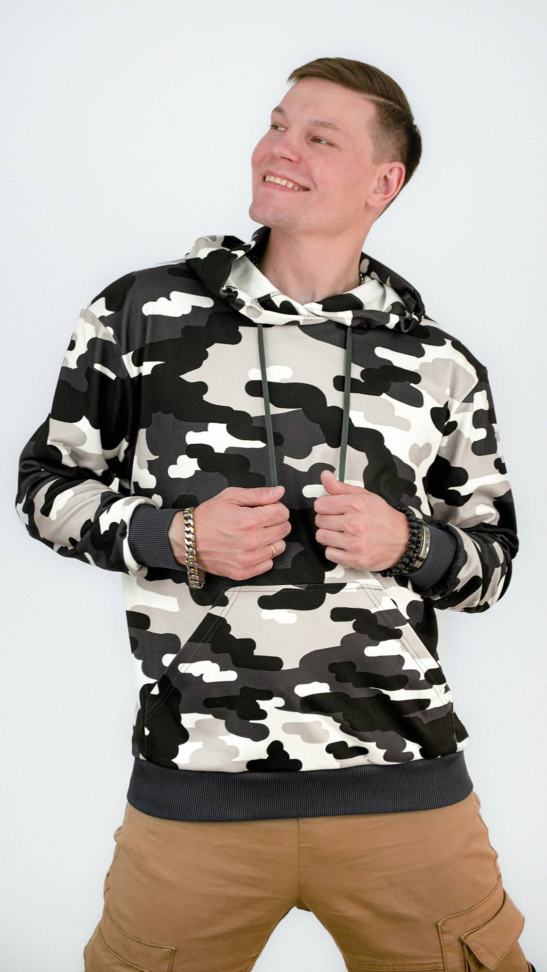 Худи КАМУФЛЯЖ (графит)