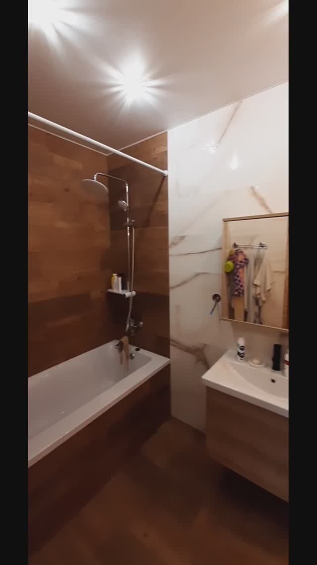 Ремонт санузла во вторичке. Финиш. Ремонт. Калининград.