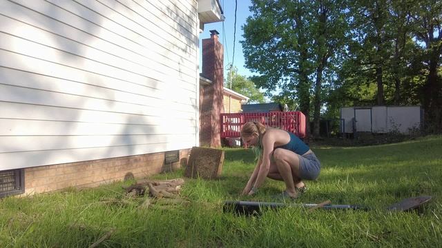 меняю плитку в Американском огороде