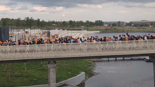 Флэшмоб "Георгиевская лента" г. Магнитогорск 09.05.2025