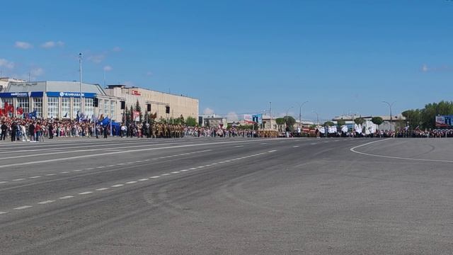 Парад в честь 80 летия победы г. Магнитогорск 09.05.2025