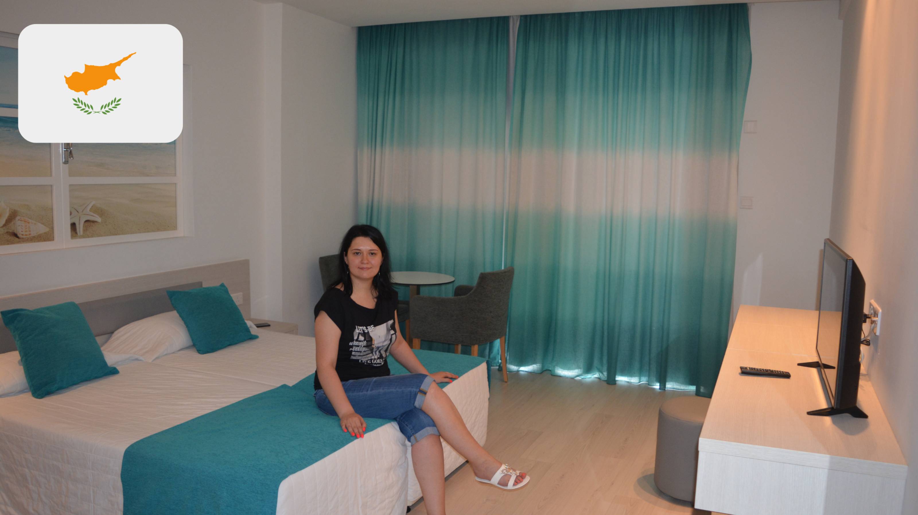 Номер в отеле Anesis 3*. Кипр. Айя-Напа. Август 2018