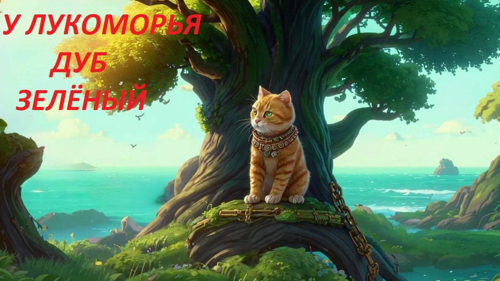 У лукоморья дуб зелёный. А. С. Пушкин.