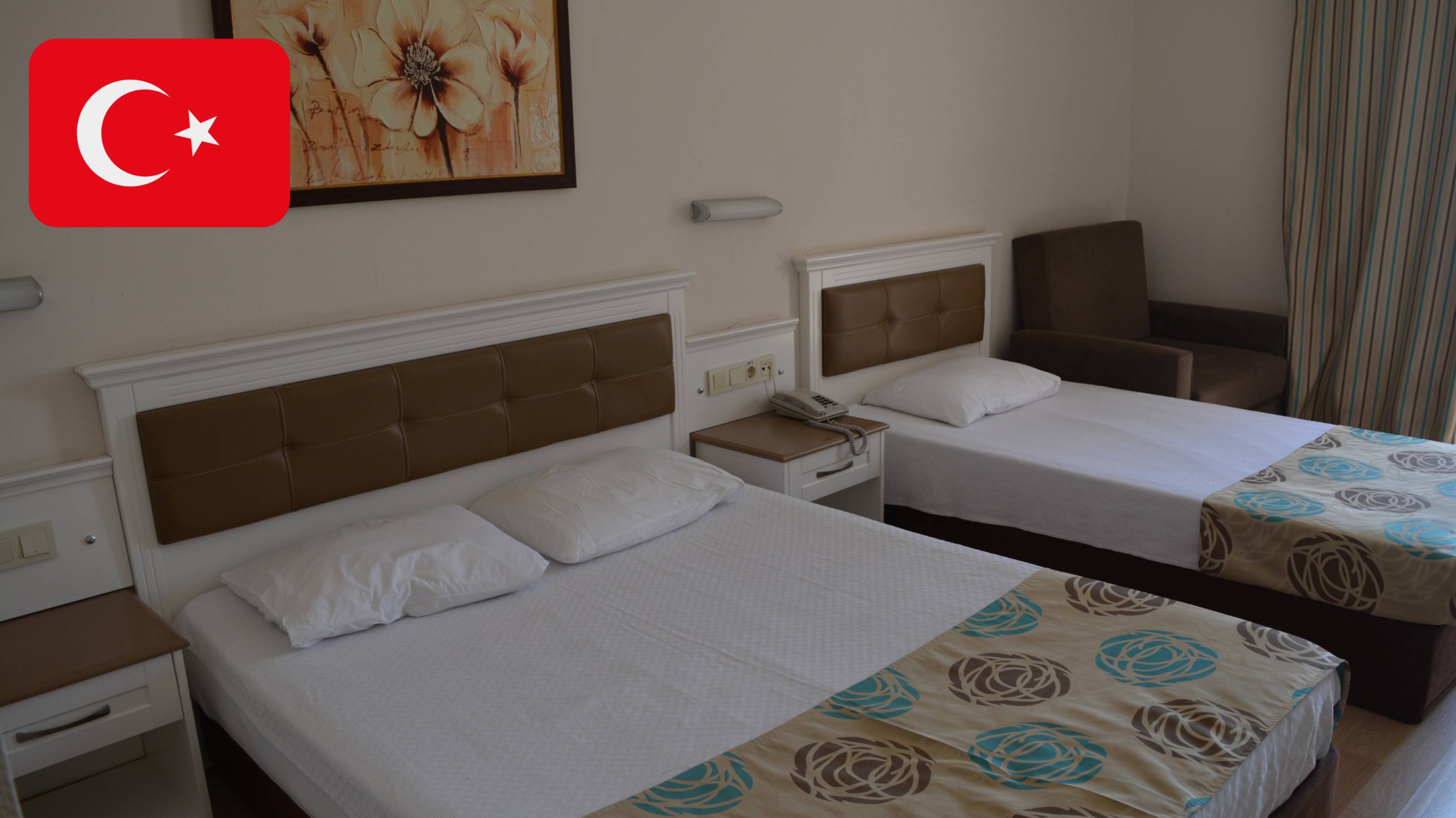 Номер в отеле PRIMASOL HANE FAMILY RESORT. Турция. Сиде. Август 2019