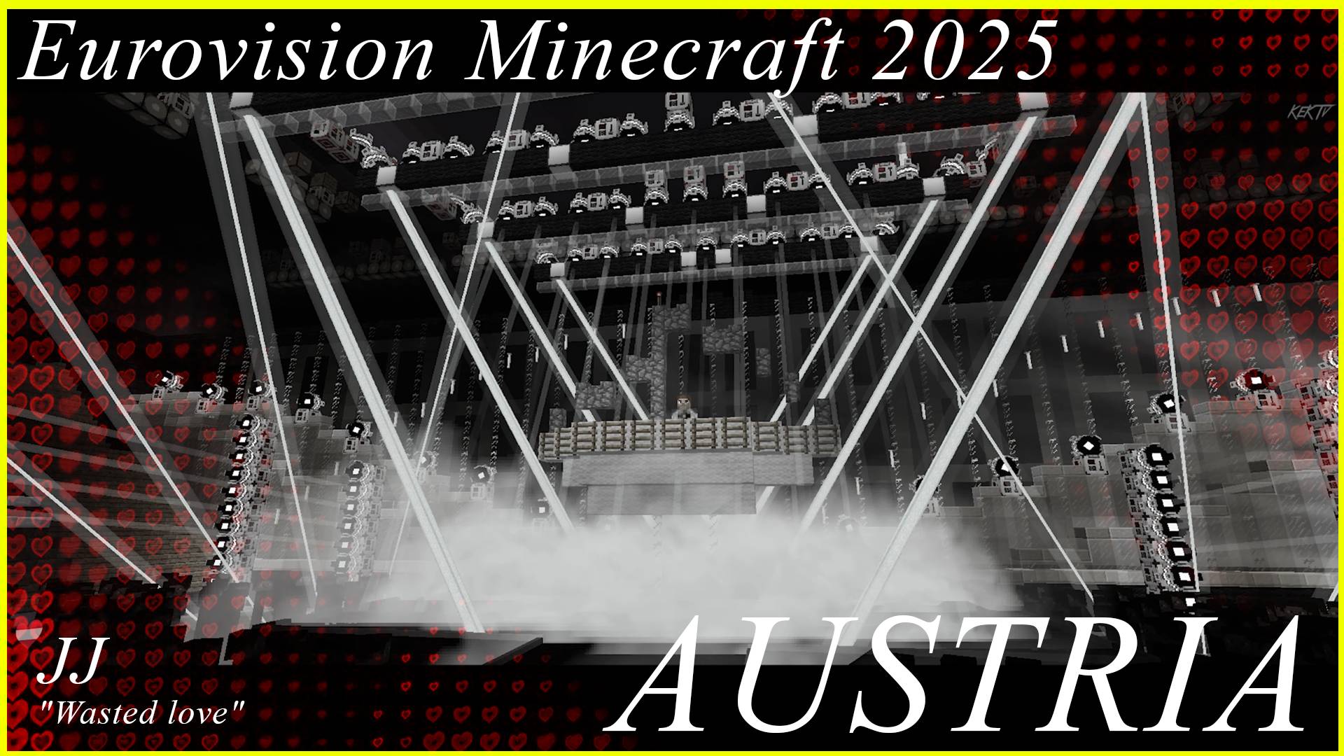 Eurovision Minecraft 2025 - Austria - JJ - "Wasted love"