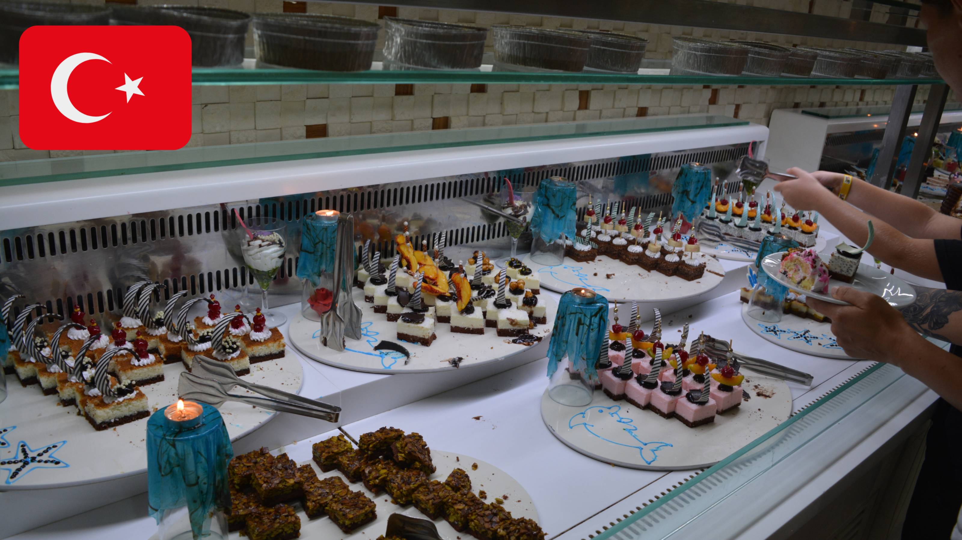 Ужин в отеле Primasol Hane Family Resort. Турция. Сиде. Август 2019