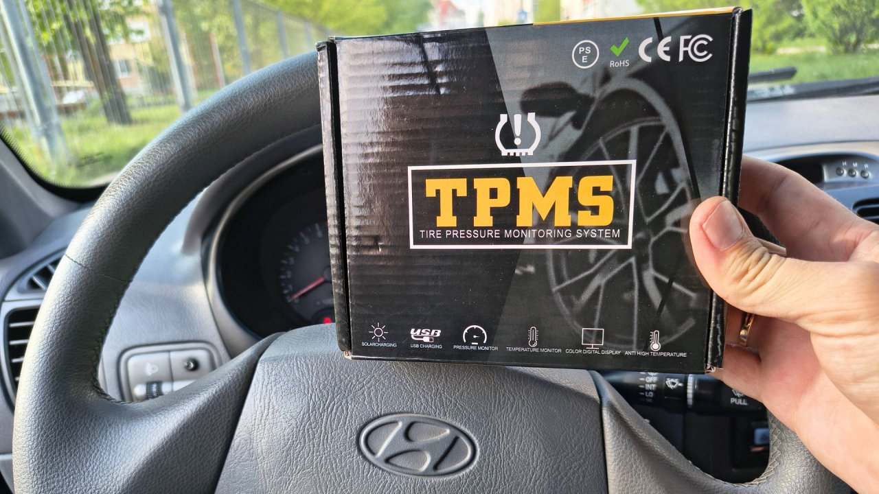 Полезная находка! Обзор и установка Системы контроля давления в шинах TPMS T16