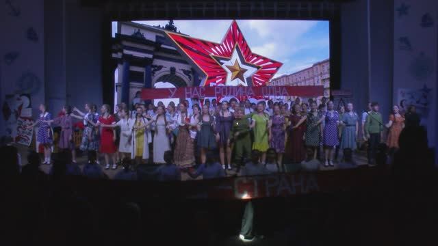 Концерт дружины «Тигрёнок» - «Со сцены фронту»