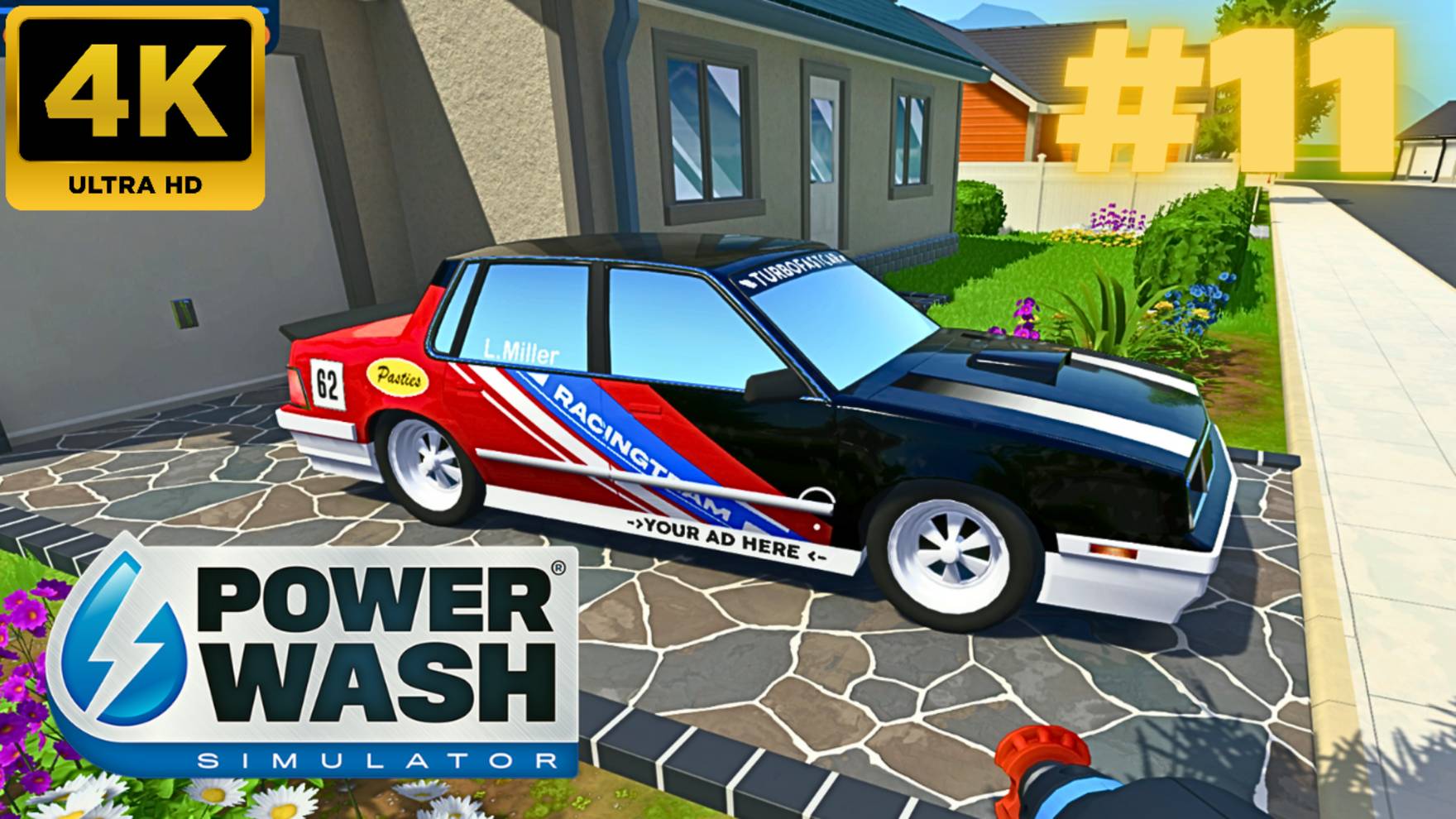 PowerWash Simulator: Отмыть  машину папаши Миллера #11 (4K)