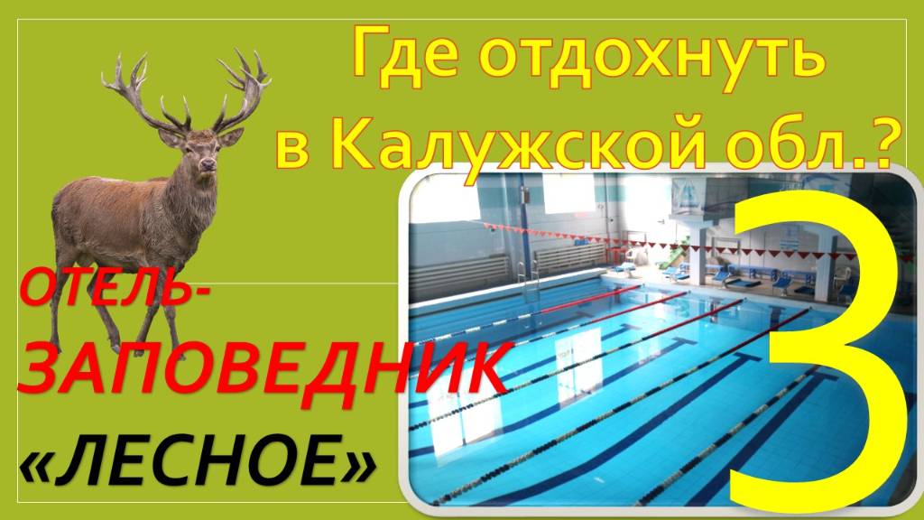 Где отдохнуть в Калужской обл.? Обзор Отель-заповедник "Лесное". Часть 3 - Бассейн и СПА.
