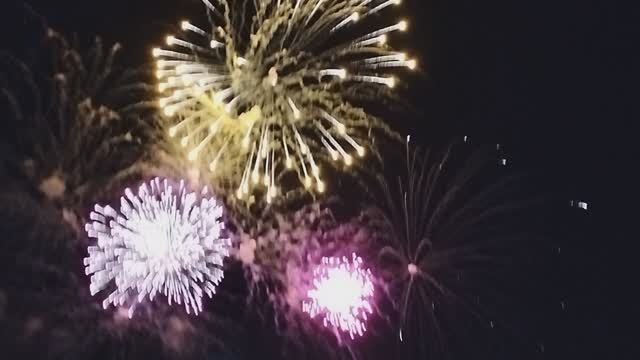 Салют 9 мая 2025 года в Москве на День Победы парк 850 летия Москвы