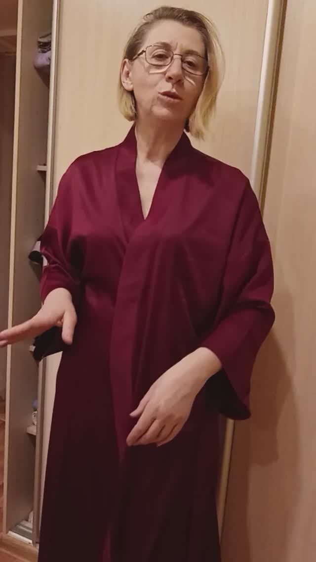 Шёлковый халат. купила