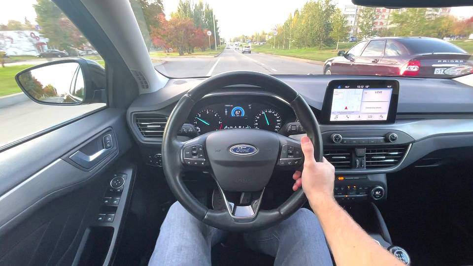 2019 FORD FOCUS 1.5T 120 ДИЗЕЛЬ POV TEST DRIVE