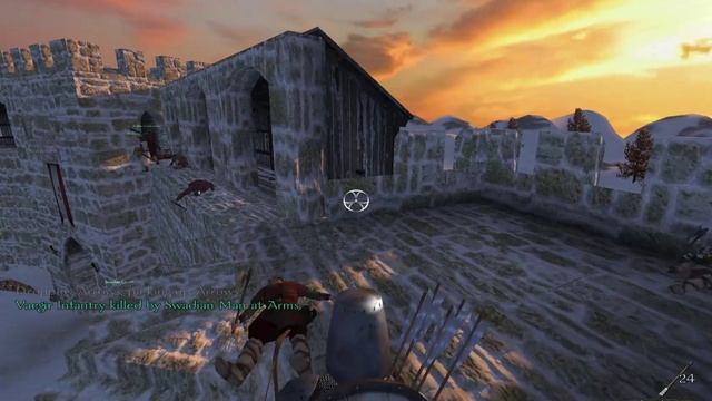 Штурм крепости⚔ #mountandblade #rpg #game #gamer #games