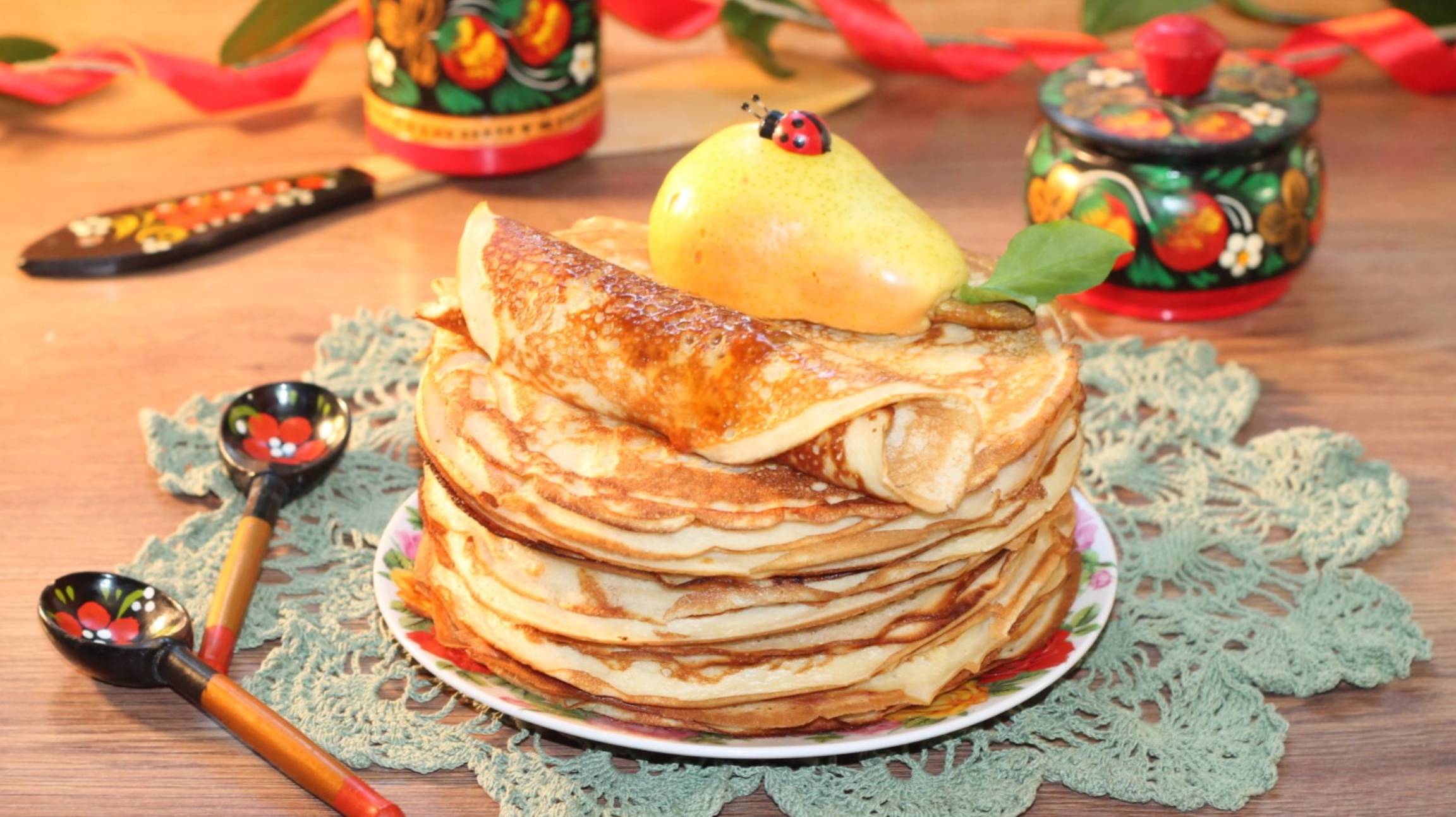 Блины, приготовленные на кипятке