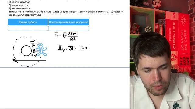 В результате перехода искусственного спутника Земли с одной круговой орбиты - №22092
