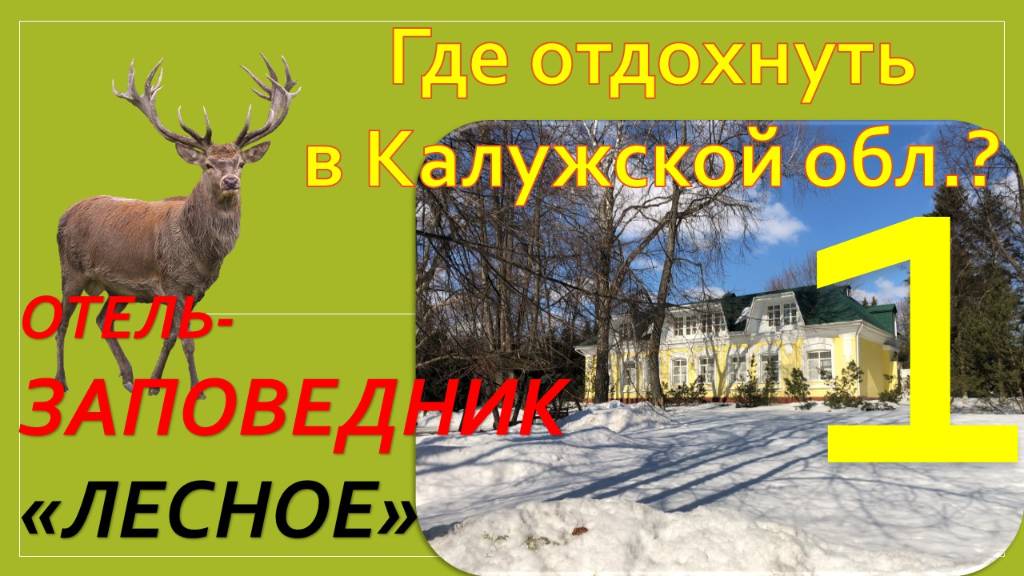 Где отдохнуть в Калужской обл.? Обзор Отель-заповедник "Лесное". 1. Территория и инфраструктура.