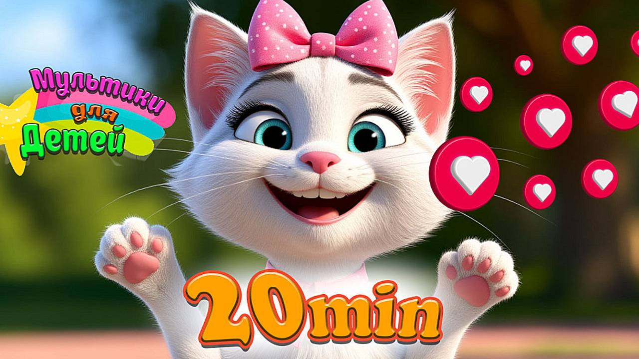 Сборник Любимых ПЕСЕНОК И МУЛЬТИКОВ для Детей #8+Весёлые Песенки Детям + Развивающие Мультики Детям