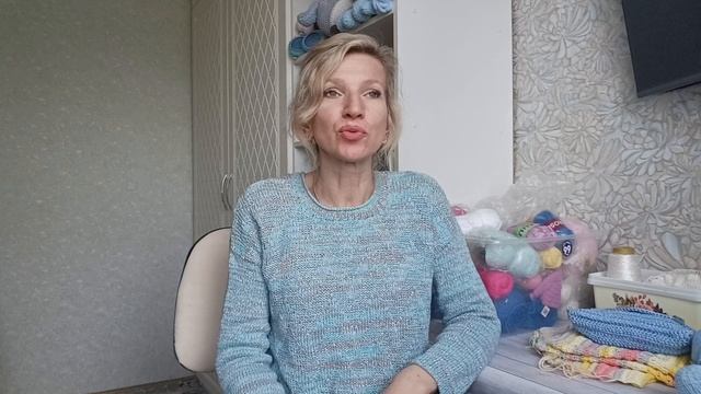 Влог. /Дела вязальные./Над чем работаю, что творю.