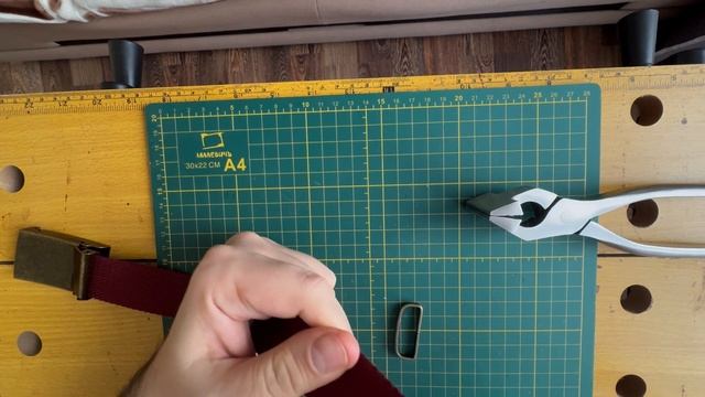 Изготовление ремня из ткани