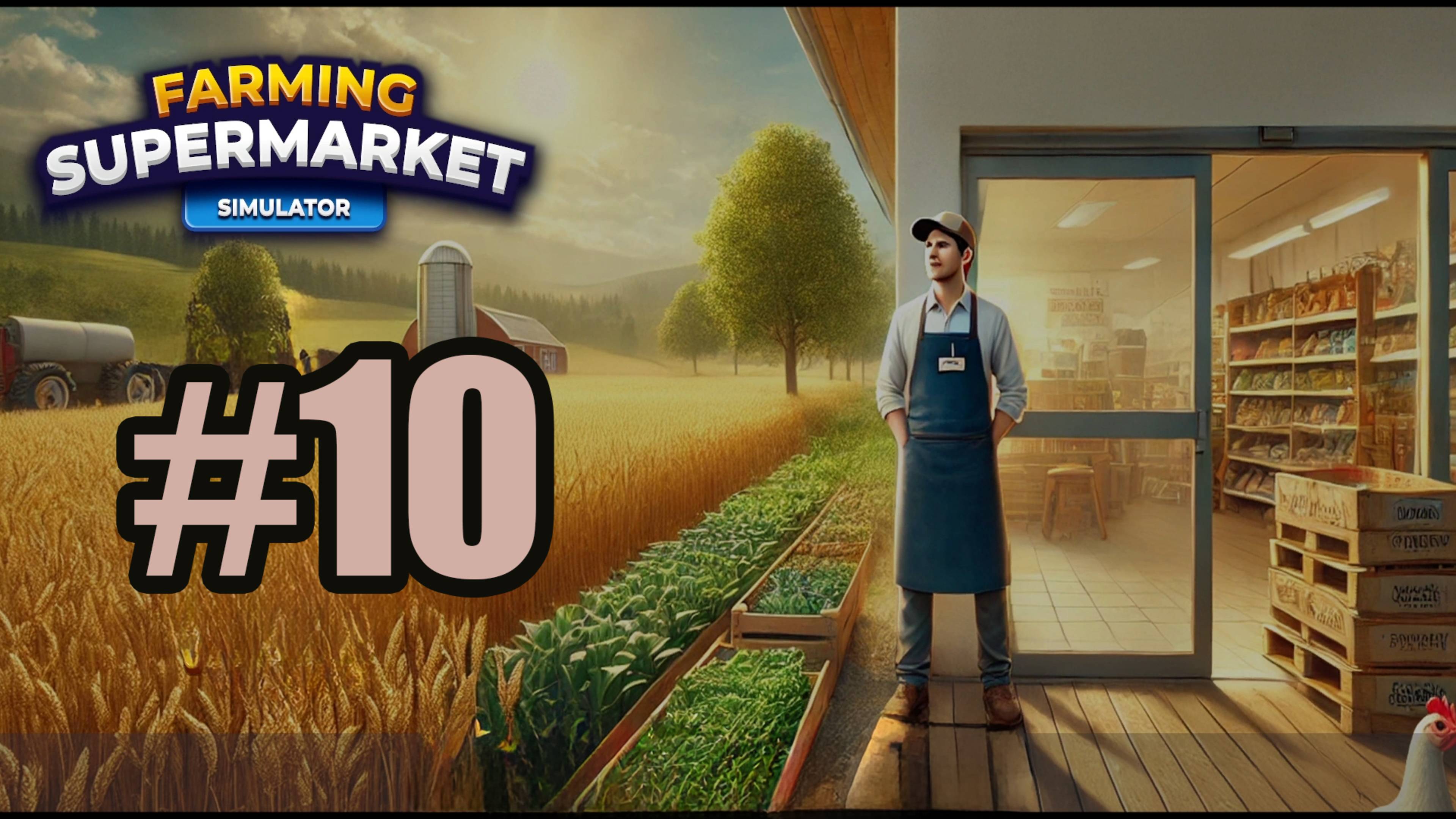 Farming and Supermarket Simulator #10 расширяем огород