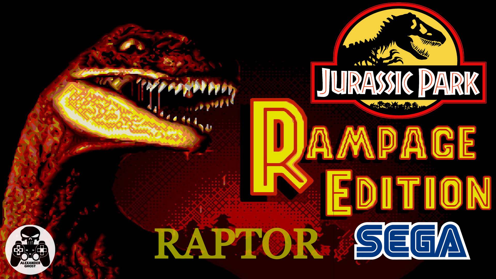 Jurassic Park: Rampage Edition (Парк Юрского периода) SEGA/Genesis прохождение за Раптора