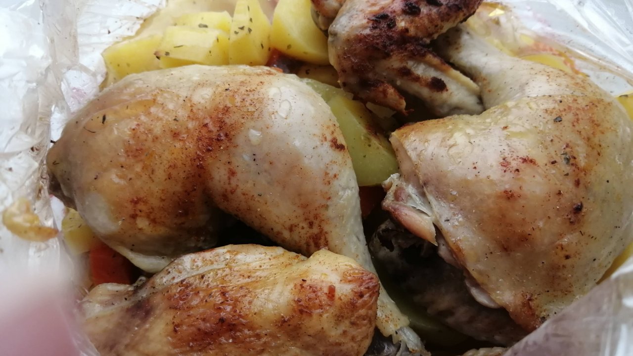 КУРИЦА с ОВОЩАМИ в Духовке. РЕЦЕПТ приготовления курицы в РУКАВЕ