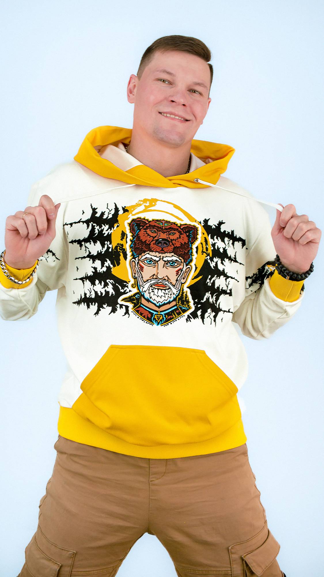 Худи МИСТЕР МЕДВЕДЬ (белое)