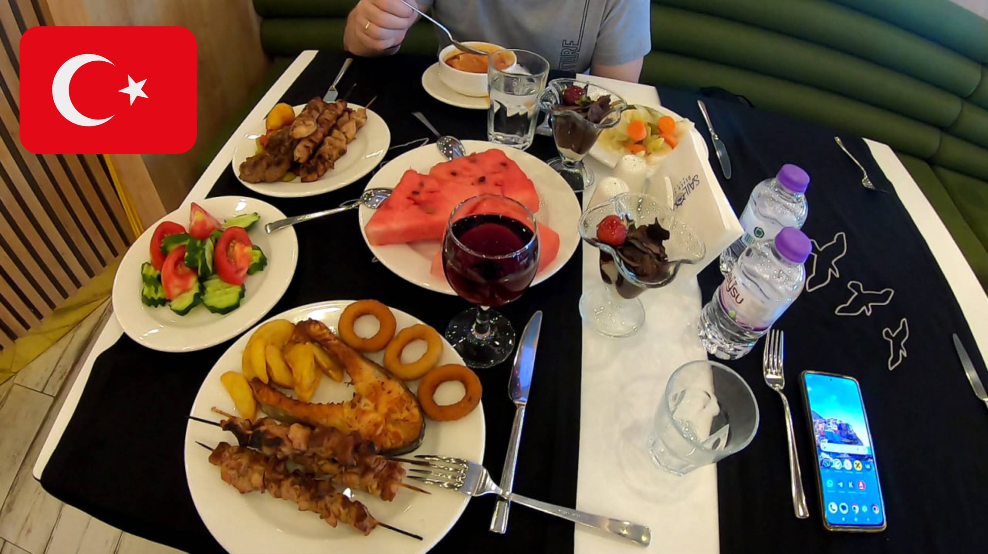 #6 Завтрак, обед, снэк бар в Sailors Beach Club 5*. Турция. Кириш. Июль 2024